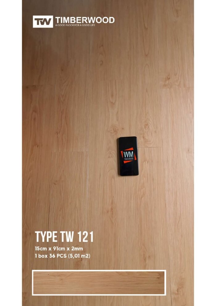 Lantai vinyl 2mm Timberwood Type TW LVT Motif Kayu Berkualitas - Image 8