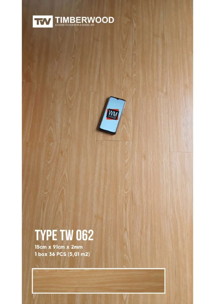 Lantai vinyl 2mm Timberwood Type TW LVT Motif Kayu Berkualitas - Image 3