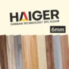 Lantai SPC Haiger 6MM (5mm + 1mm IXPE) Waterproof