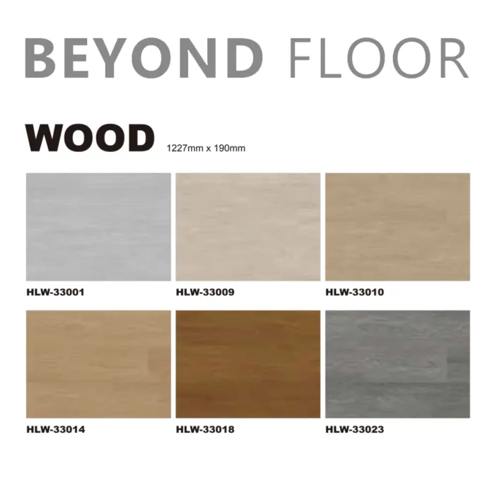 Lantai Vinyl Beyond Floor Motif Kayu Wood 3mm