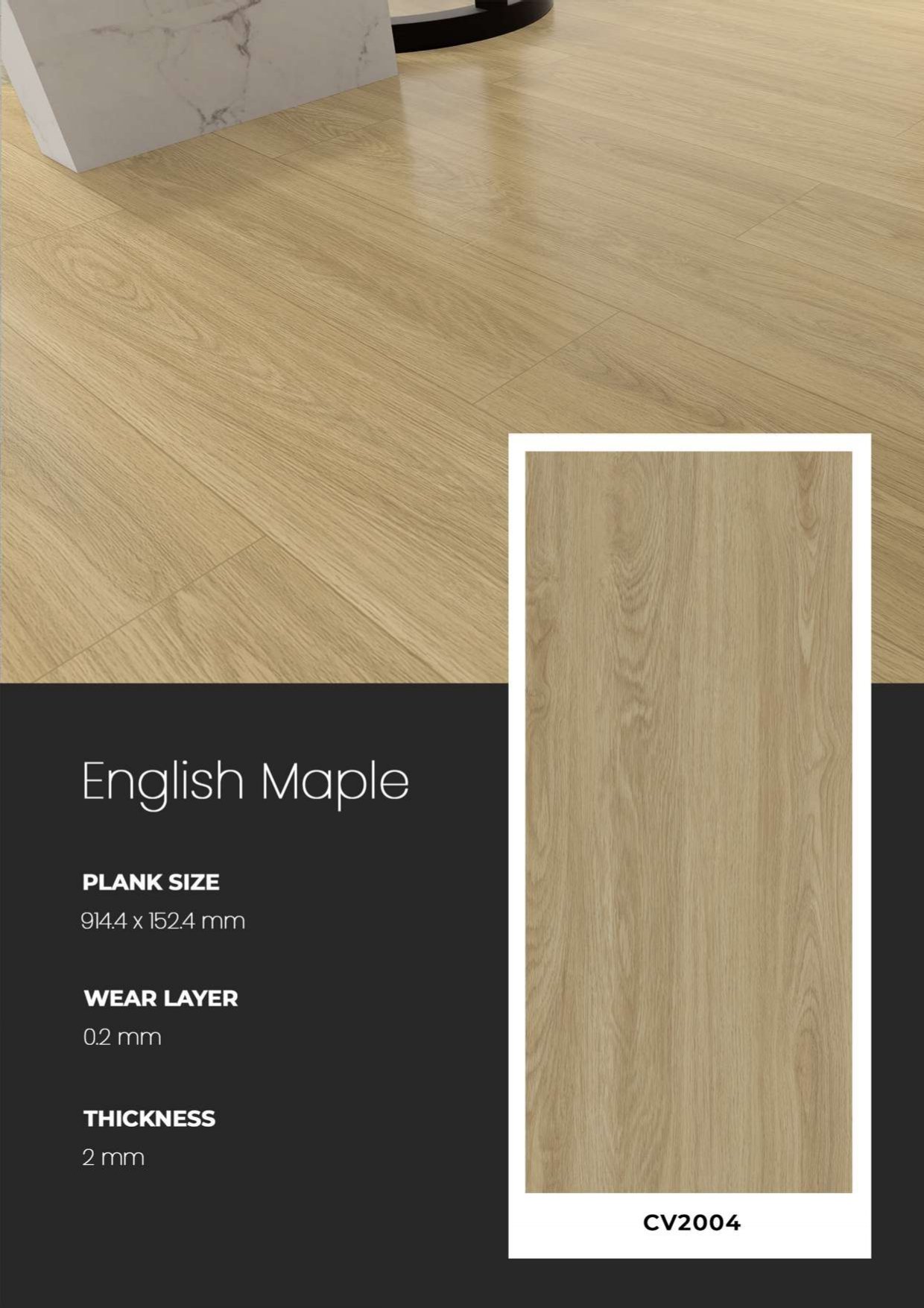 Lantai Vinyl 2mm Motif Kayu Asli | Vinyl 2mm Champion Murah - Image 14