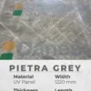 PVC Marmer / UPVC Marble Hiasan Dinding Wall Panel Motif PIETRA GREY