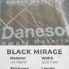 PVC Marmer / UPVC Marble Hiasan Dinding Wall Panel Motif BLACK MIRAGE