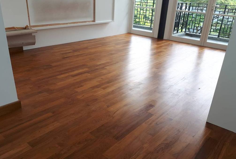 Lantai Vinyl Motif Merbau