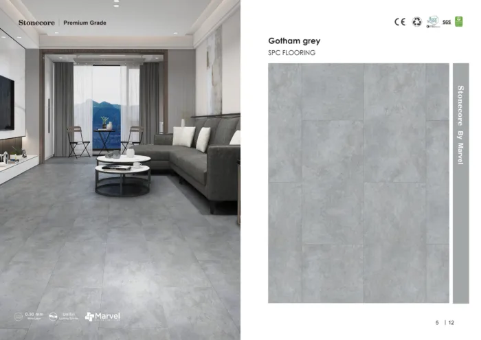 Lantai SPC Marvel Stone Core 5mm - Image 4