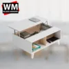 Coffee Table Minimalis Custom / Meja Tamu Kayu Multiplek Minimalis - Image 2