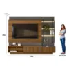 Backdrop TV Minimalis Custom | Lemari TV | Partisi TV | Rak TV Paket 4