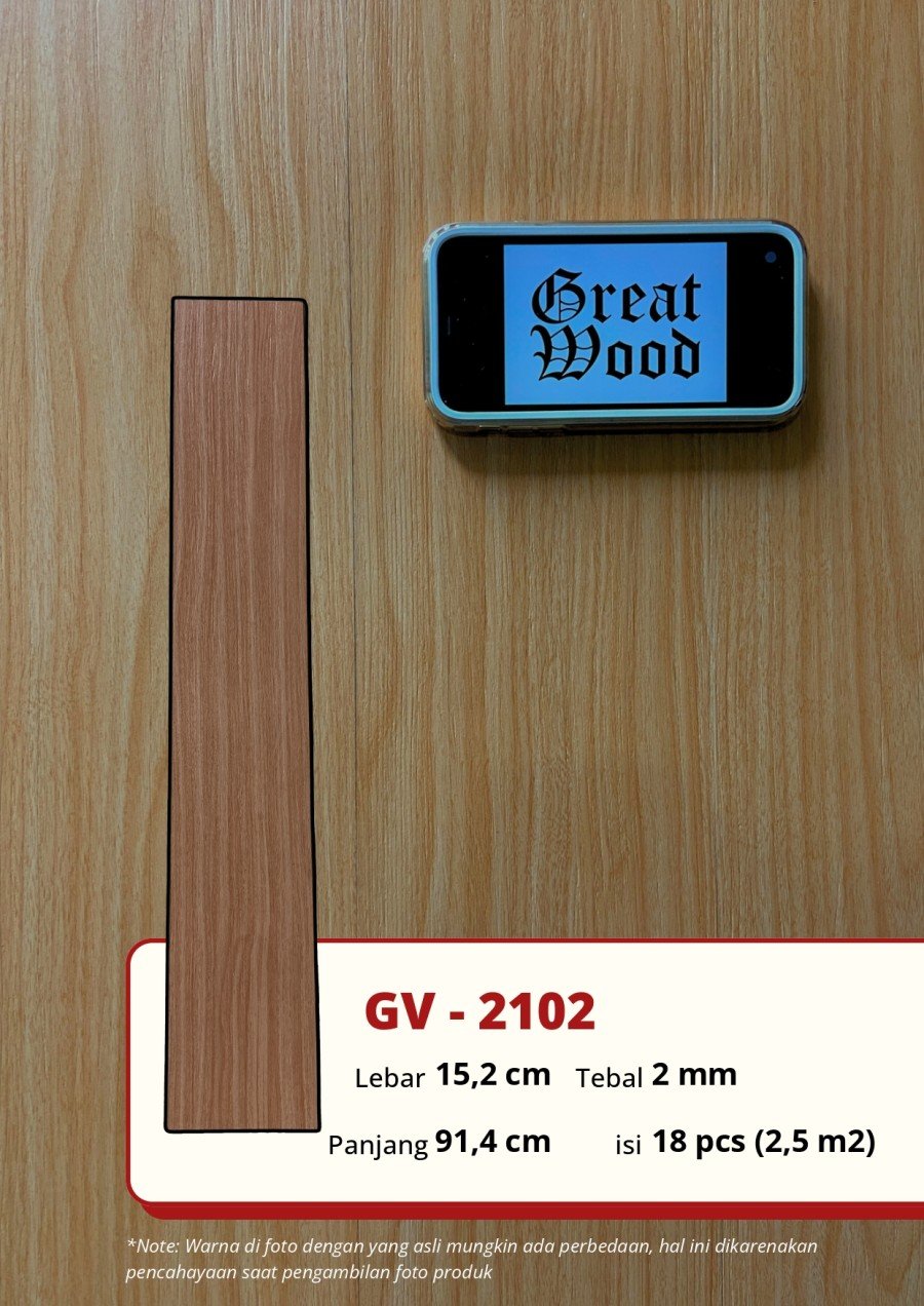Lantai Vinyl 2mm Great Wood Luxury Vinyl Best Quality Wijaya Mandiri