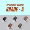 WPC Decking Outdoor Lantai Kayu Grade A