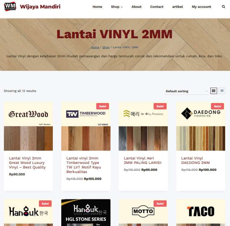 banner lantai vinyl 2mm