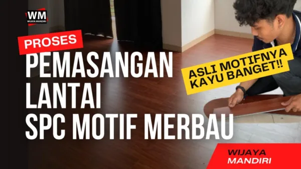 Lantai SPC Timberwood Merbau
