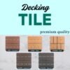 WPC Decking Tile Lantai Kayu Outdoor Premium Anti Air