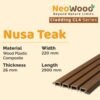 WPC Wall Panel Outdoor Motif Kayu Berkualitas Anti Air - Image 5