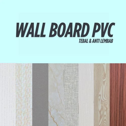 Wall Board PVC Hiasan Dinding Mewah Berkualitas - Warna Best Seller