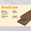WPC Decking Lantai Kayu Kualitas Premium Tebal Anti Air - Image 5