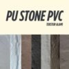 PU Stone PVC Hiasan Dinding Berkualitas - Motif Batu Alami