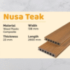 WPC Decking Lantai Kayu Kualitas Premium Tebal Anti Air - Image 3