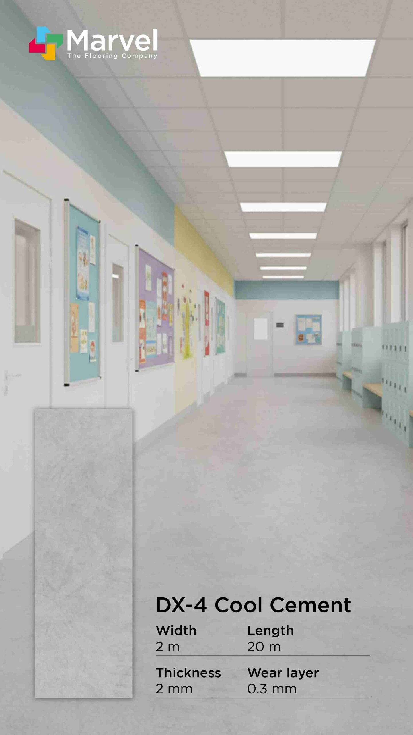 Lantai Vinyl Komersil Cocok Untuk Umum| Lantai Vinyl Roll Comercial - Image 13