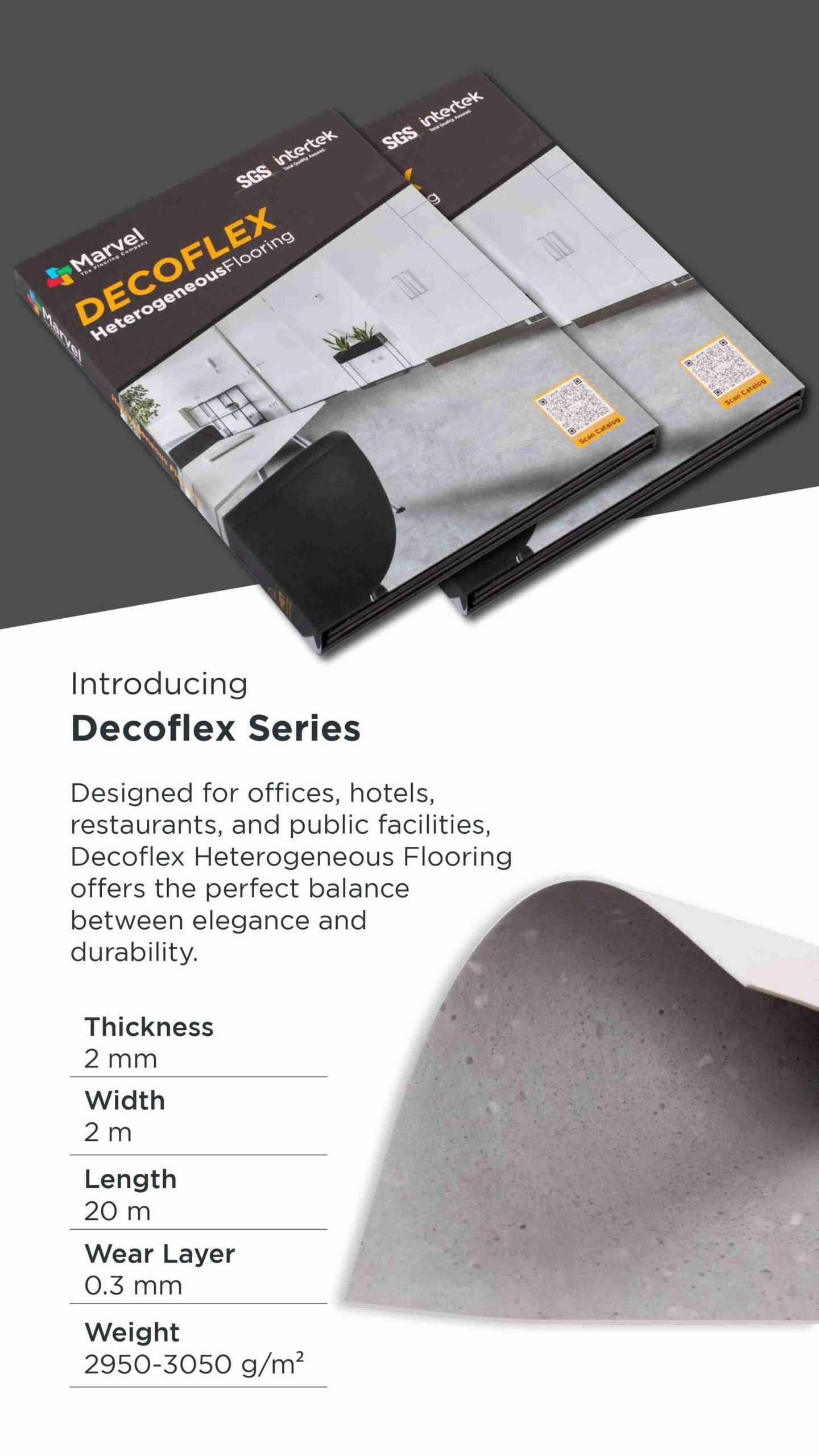 Lantai Vinyl Komersil Cocok Untuk Umum| Lantai Vinyl Roll Comercial - Image 6