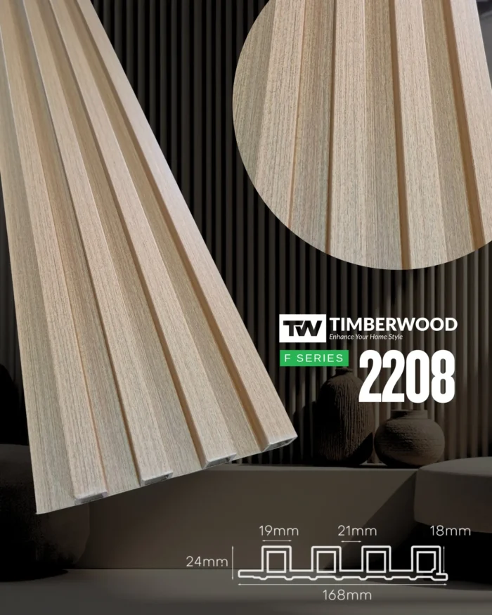 [PROMO] Wall Panel PVC Dinding | Timberwood PVC New Edition - Image 2