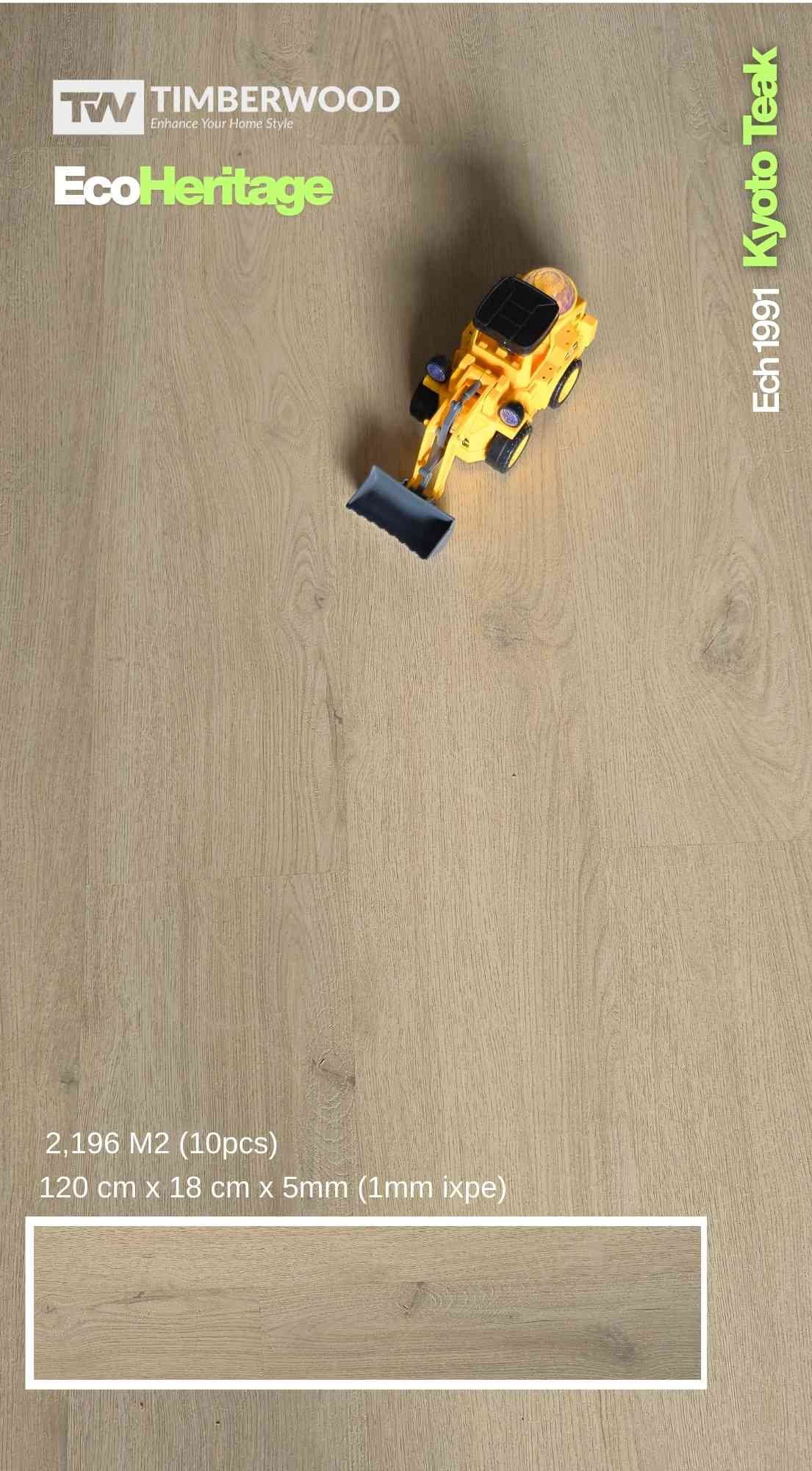 Lantai SPC 5mm Timberwood EcoHeritage | SPC 5mm Murah Berkualitas - Image 7