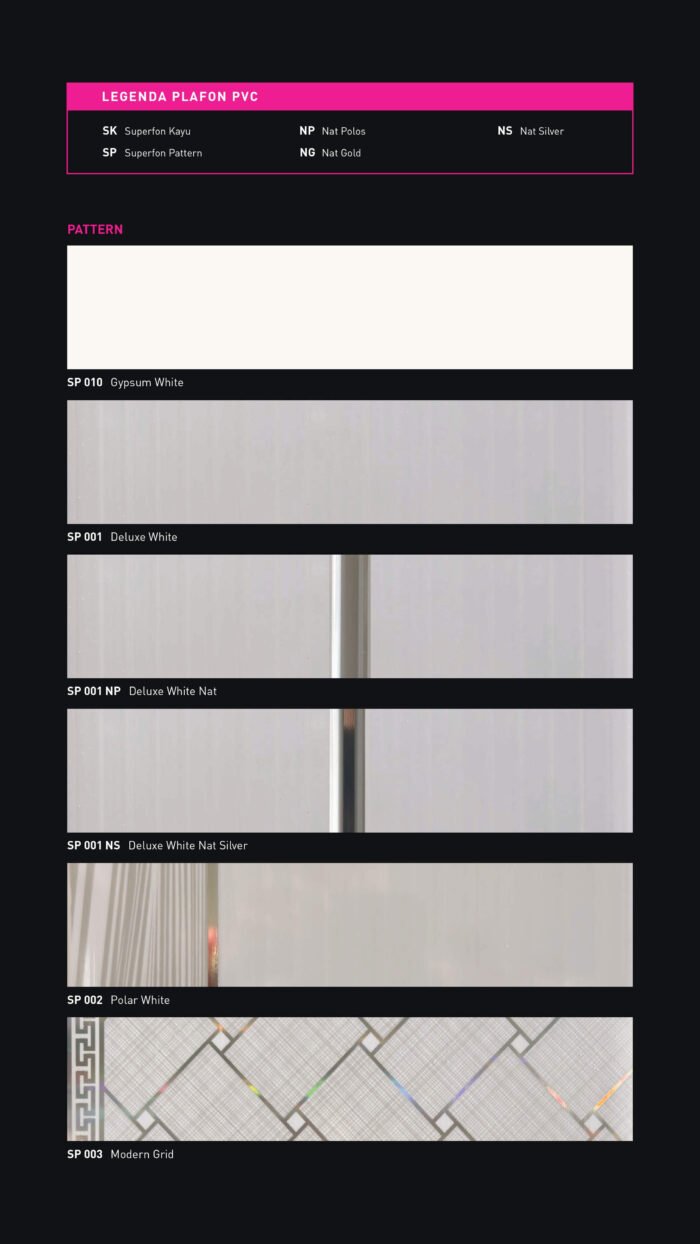 Plafon PVC Motif Kayu Kualitas Super - Image 3