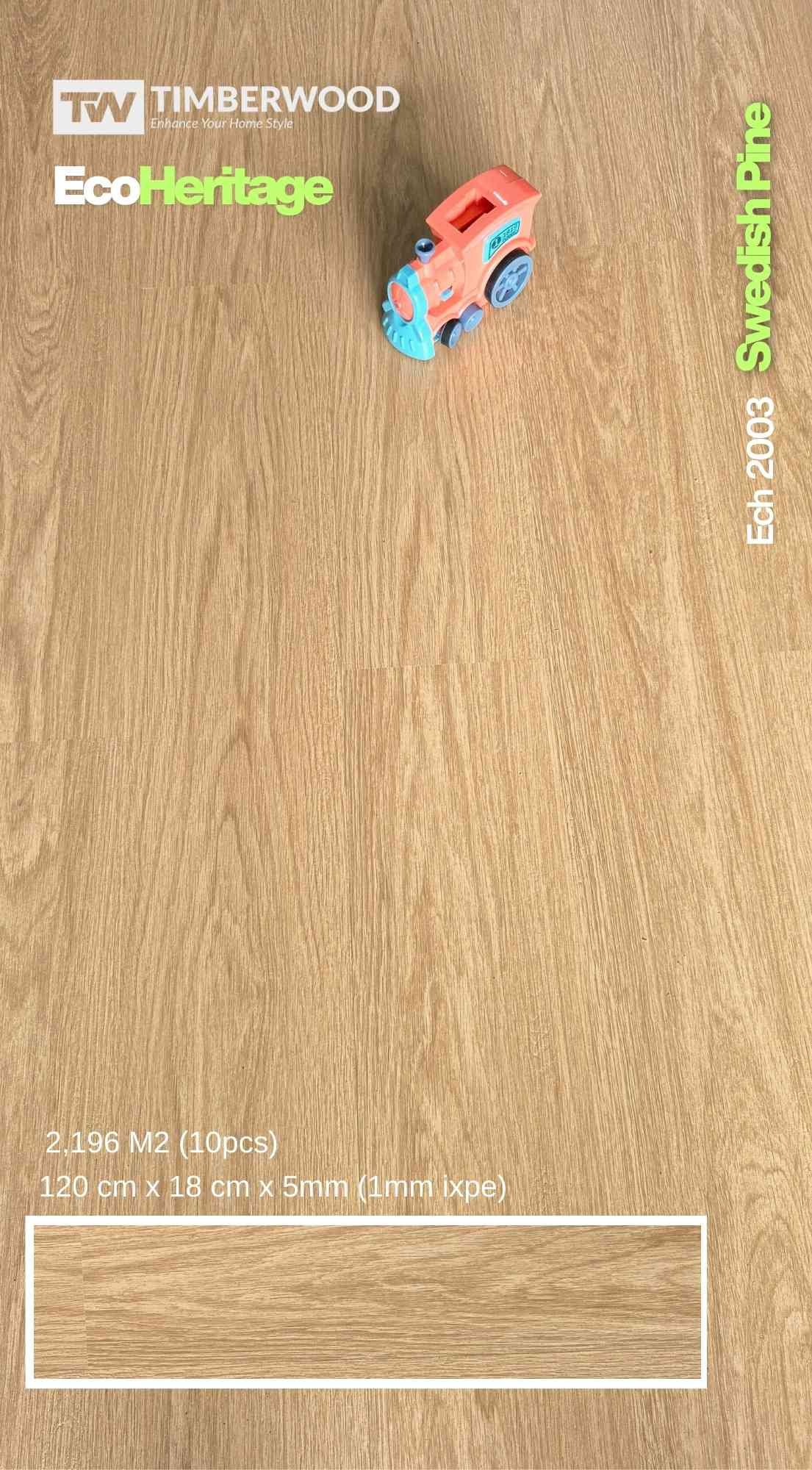 Lantai SPC 5mm Timberwood EcoHeritage | SPC 5mm Murah Berkualitas - Image 9