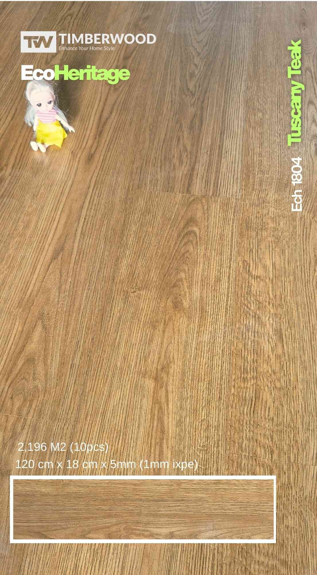 Lantai SPC 5mm Timberwood EcoHeritage | SPC 5mm Murah Berkualitas - Image 3