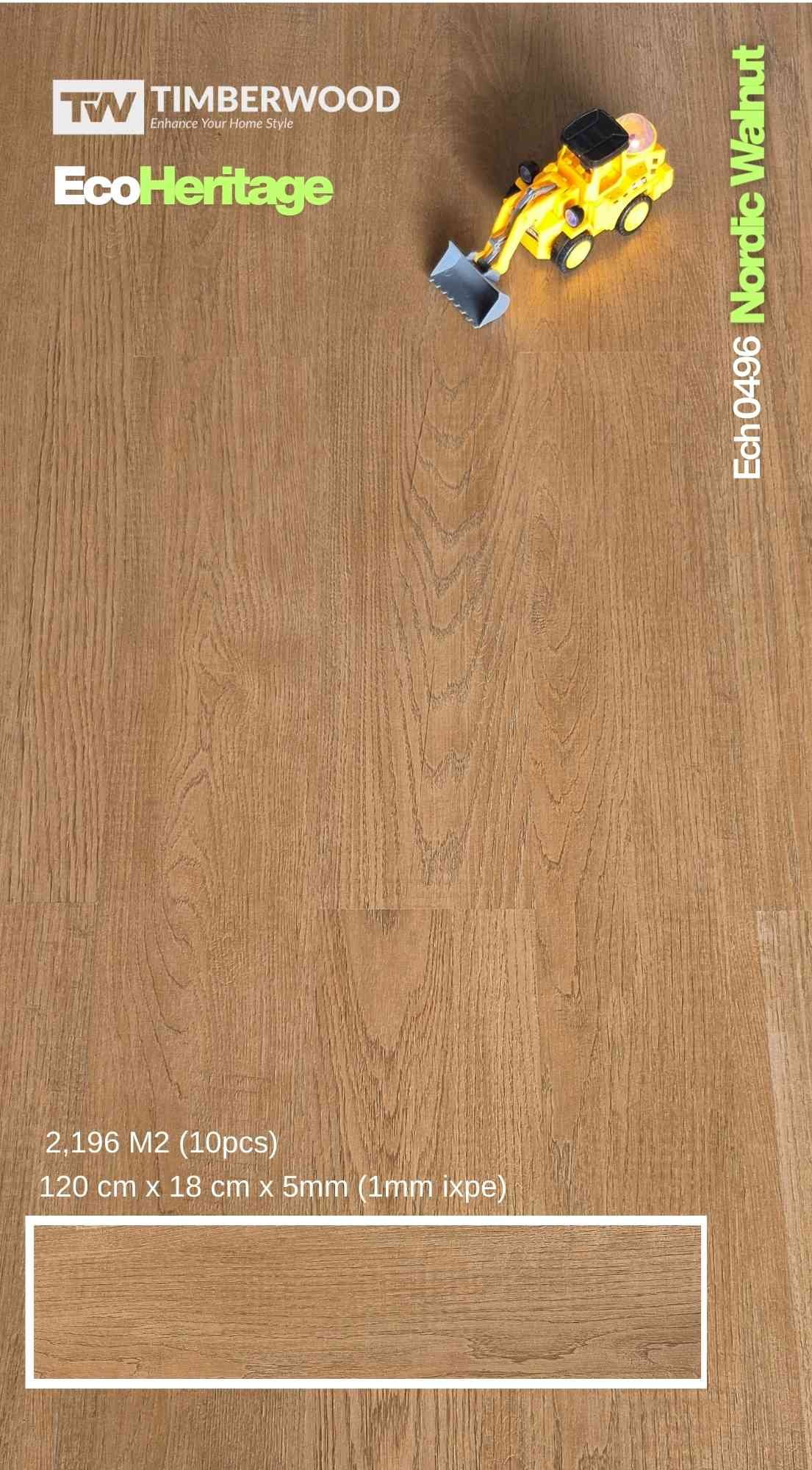 Lantai SPC 5mm Timberwood EcoHeritage | SPC 5mm Murah Berkualitas - Image 4