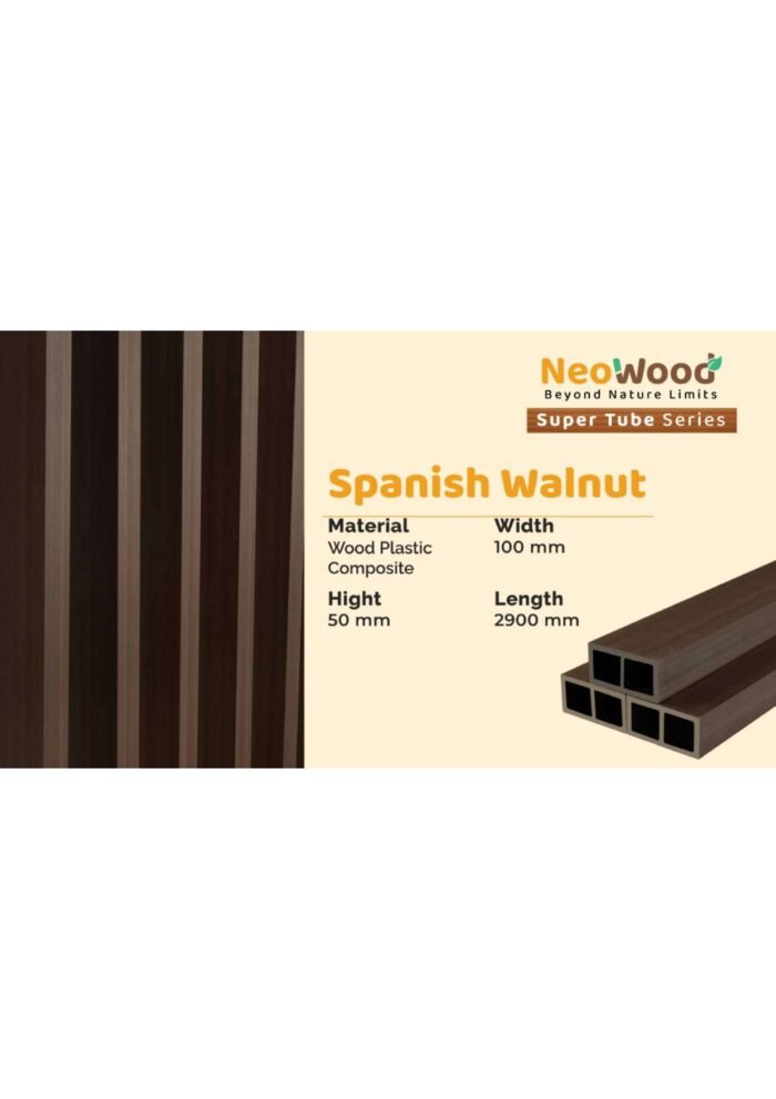 Partisi Hollow Timber Tube WPC Outdoor | Partisi WPC 5cm x 5cm - Image 3