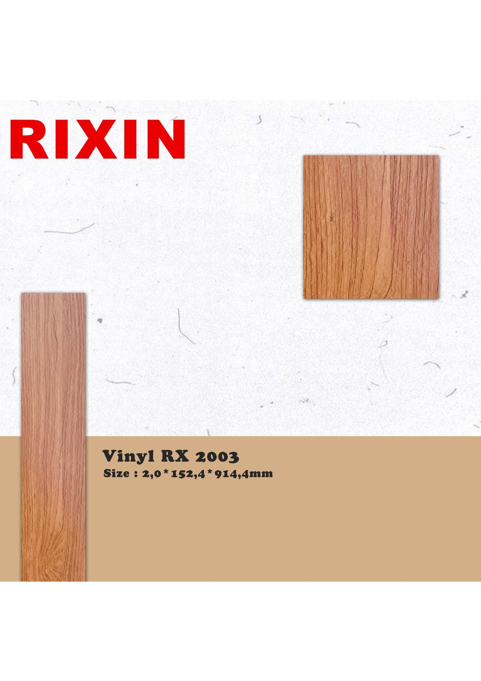 Lantai Vinyl 2mm RIXIN | Bahan Premium & Anti Air - Image 3