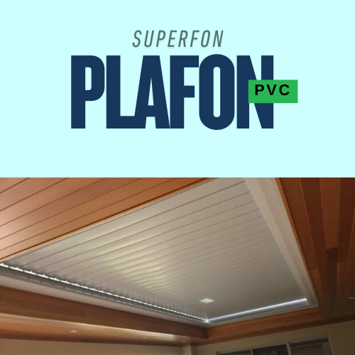 Plafon PVC Motif Kayu Kualitas Super