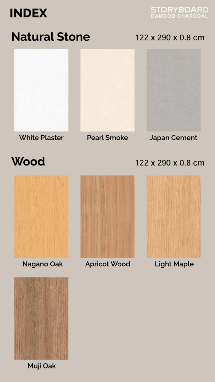 WPC STORYBOARD Bamboo Charchoal | Wall Board WPC - Image 5