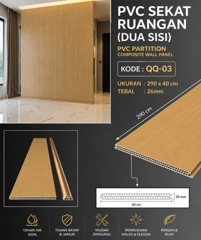 PVC Sekat Ruangan New Series | Partisi Sekat PVC - Image 6
