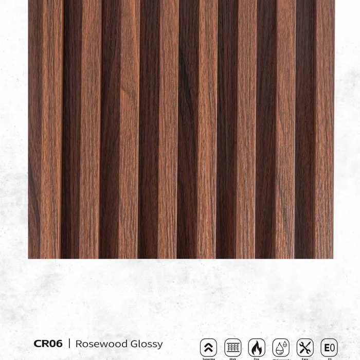 Wall Panel Champion Basic Series CR06 Rosewood Glossy