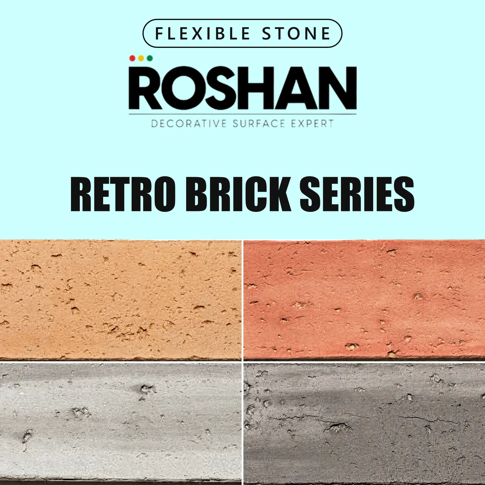 Flexible Stone Roshan Retro Brick Series