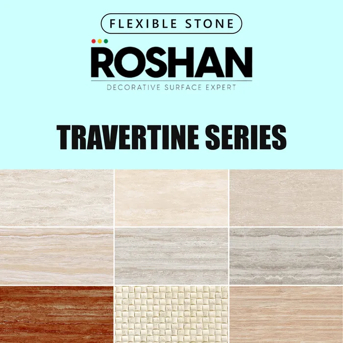 Flexible Stone Roshan Travertine Series