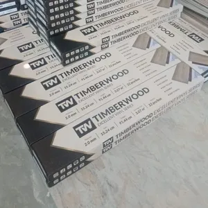 Tumpukan dus Lantai Vinyl Timberwood Excellent Vinyl Series 2mm, isi 22 keping, 3,07 m2 per dus