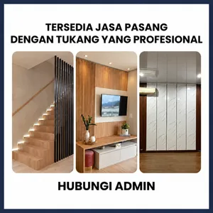 Tersedia jasa pasang dengan tukang profesional