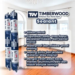 Lem Sealant Timberwood untuk sambungan pintu, jendela, dan area basah
