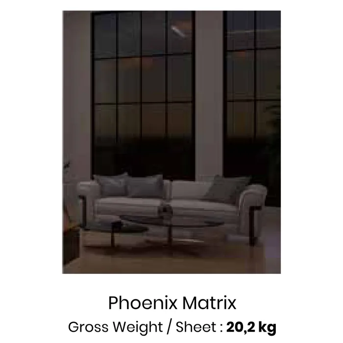 WPC Wall Board Bamboo Charcoal Roshan Mirror Series warna Phoenix Matrix
