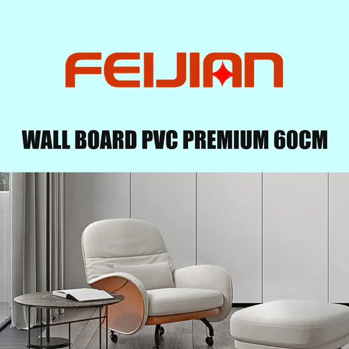 Wallboard PVC Premium Feijian 60cm, ukuran 2900 x 600 x 8 mm