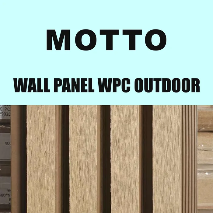 WPC Wall Panel Outdoor Motto