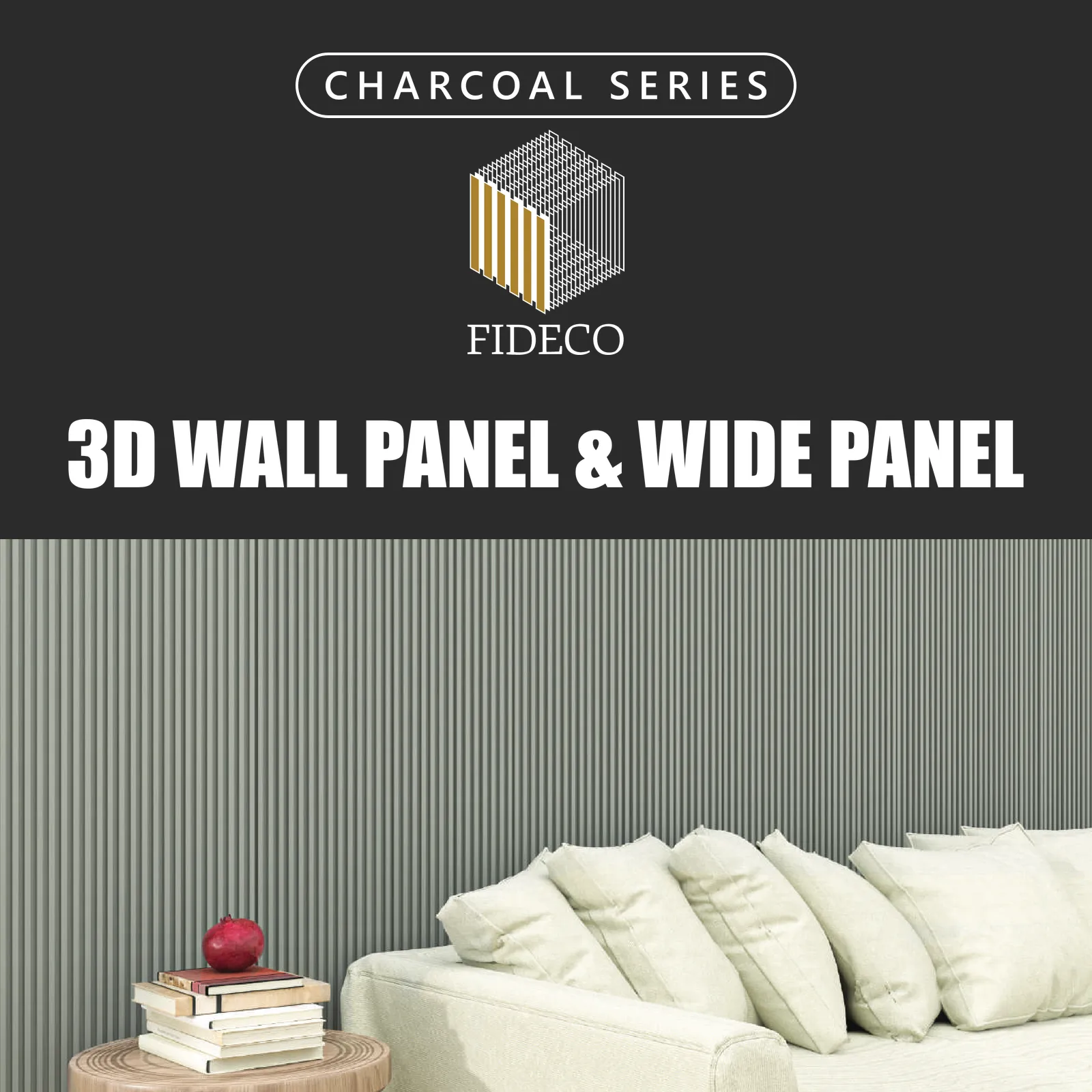 WPC Deco Panel FIDECO 3D Wall Panel dan Wide Panel