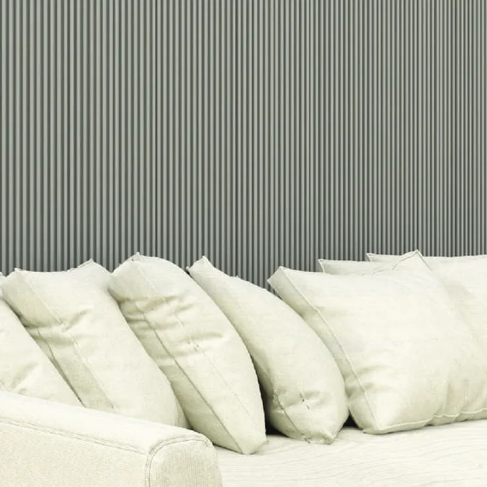 WPC Deco Panel FIDECO Mini Grooves di ruang keluarga